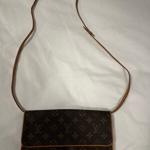 Louis Vuitton Brown Monogram Crossbody Bag